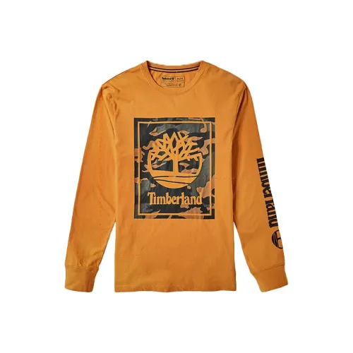 Timberland Морковный Цвет сыра Мужская T-рубашка