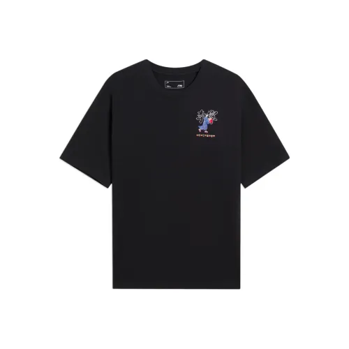 LINING Sports Trend Series T-Shirt Мужской Черный