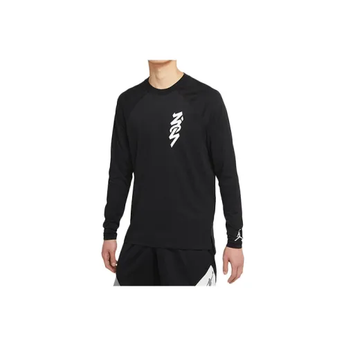 JORDAN ZION SHOOTING SHIRT Черная мужская футболка T-рубашка