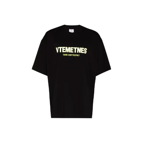Vetements Черные Мужские T-Рубашки