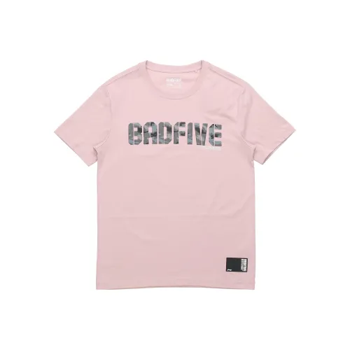 Подкладка Badfive T-Shirt Мужская Светло-Кремовая Фиолетовая
