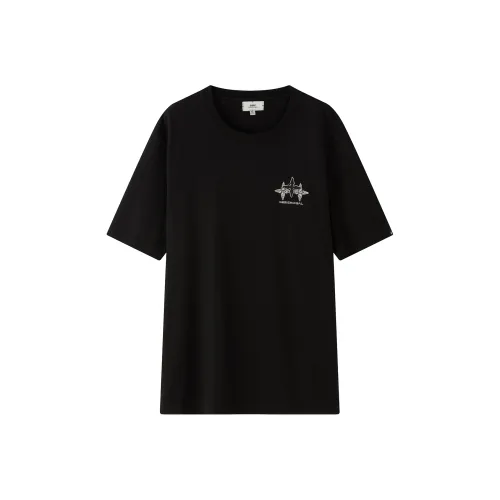 23R+ Черные Мужские T-рубашки