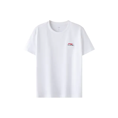 LINING Белый Мужской T-Рубашки