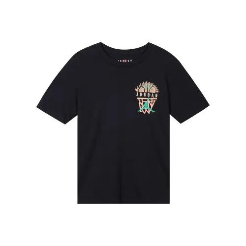 Джордан Набор с короткими рукавами мужская футболка черного цвета