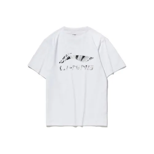 LINING Белая Унисекс Футболка