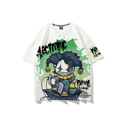 SANSYAS x Devil Clown Прямой крой T-рубашка Унисекс