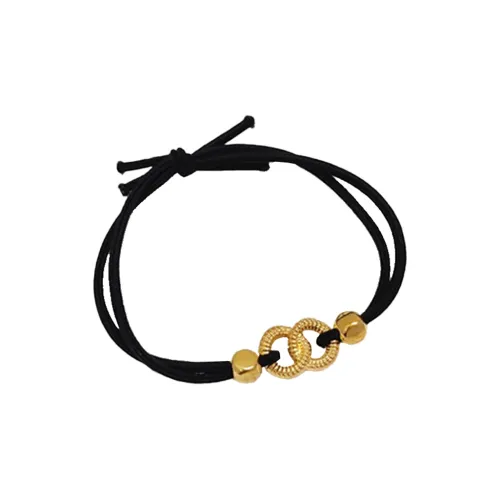 QIANFANGDAHUANGYE Ткань Резинка для волос Женская