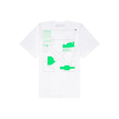 Off Белый SS20 Мужские T-рубашки