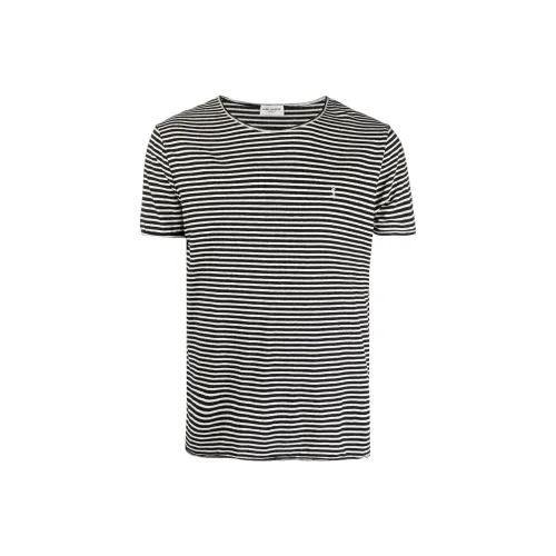 SAINT LAURENT T-рубашка мужская черная