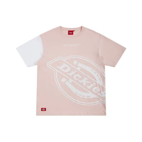Dickies Розово-белая унисекс футболка