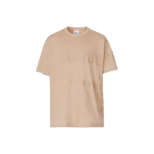 Burberry T-рубашка мужская мягкая рыжевато-коричневая