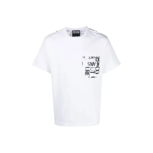 VERSACE JEANS COUTURE Белая Мужская Футболка