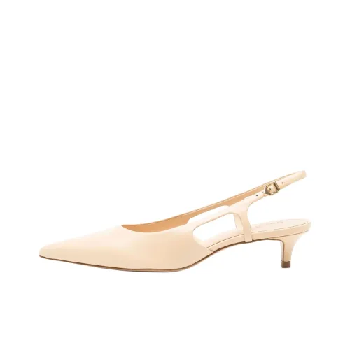 Schutz Boris Kitten Нестандартный каблук Высокие каблуки 4CM Женские Бежевый