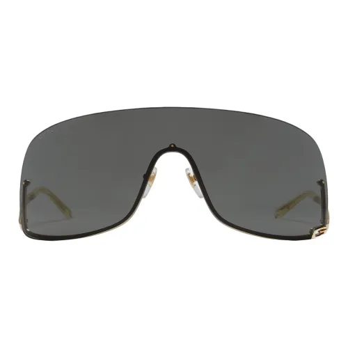 GUCCI Металл Нерегулярная форма Солнцезащитные очки Женские Черный