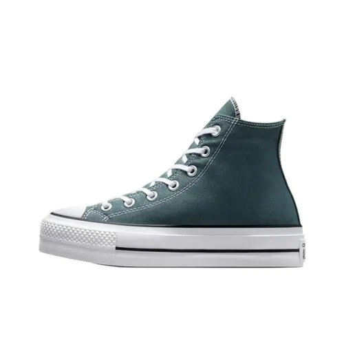 Converse Chuck Taylor All Star Lift визуально увеличивает рост Высокие кеды Женские Зеленые