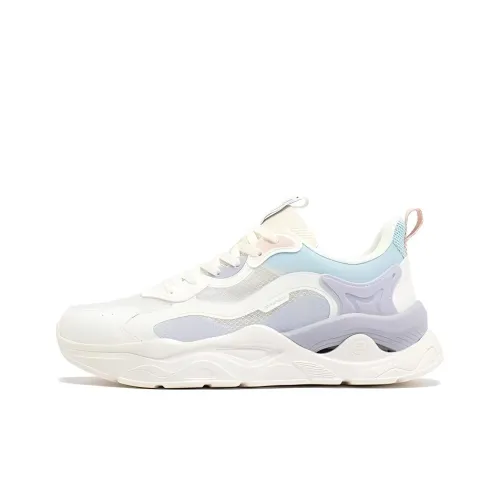 361° Штаны устойчивые к истиранию дышащие низкий топ спортивная повседневная обувь женский белый синий фиолетовый