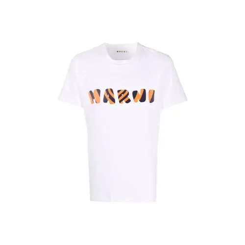 MARNI Белая Мужская T-Рубашка