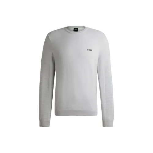 Hugo Boss Серый Мужской Трикотаж