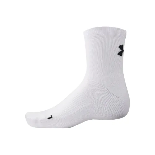 Under Armour 1 Pack White Men's Basketball Socks