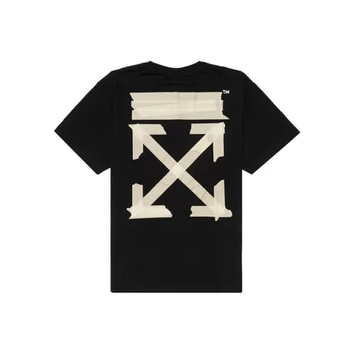 Off Белый SS20 Черный Мужская T-Рубашка