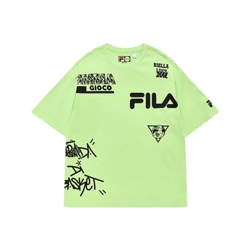 FILA FUSION Рукав с оборванным плечом T-рубашка Мужская Arugula Зеленый