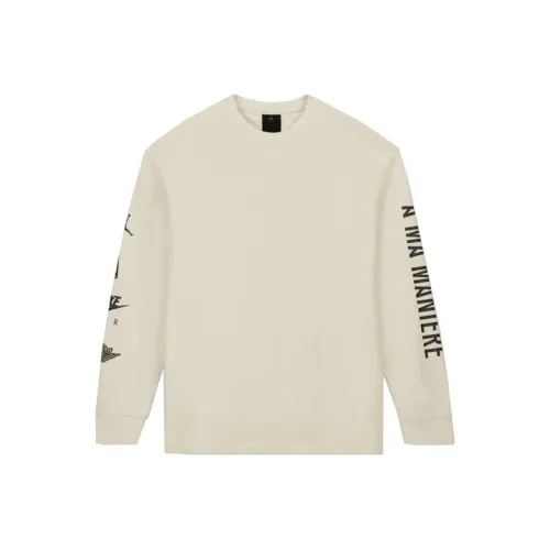 Jordan x A Ma Maniére Air Jordan 3 T-Shirt Мужской Кремовая Азиатская версия