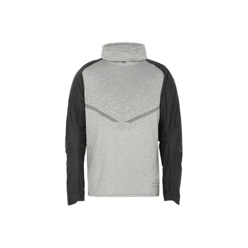 Nike Черный Серый Цвет Мужская Футболка