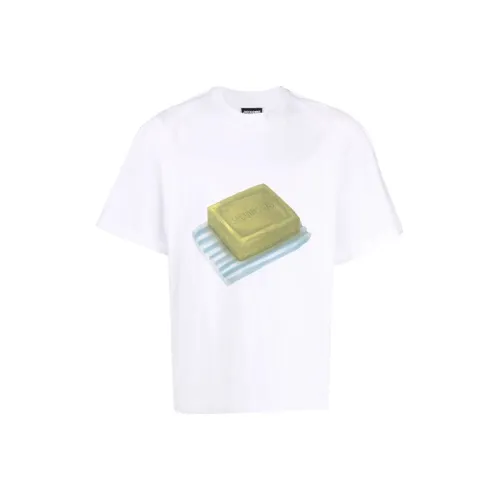 Jacquemus Белая Мужская T-Рубашка