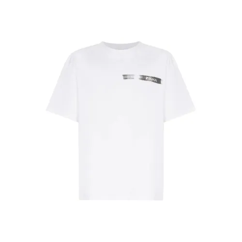 Ermenegildo Zegna Белые Мужские T-рубашки