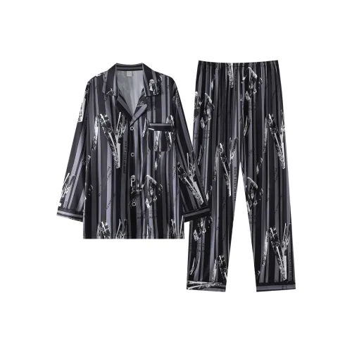 WUSE Черный мужской комплект пижам