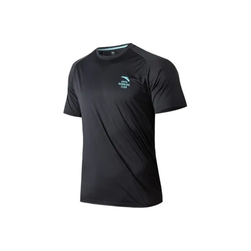ANTA Running Collection Бег Т-Рубашка Мужская Черная