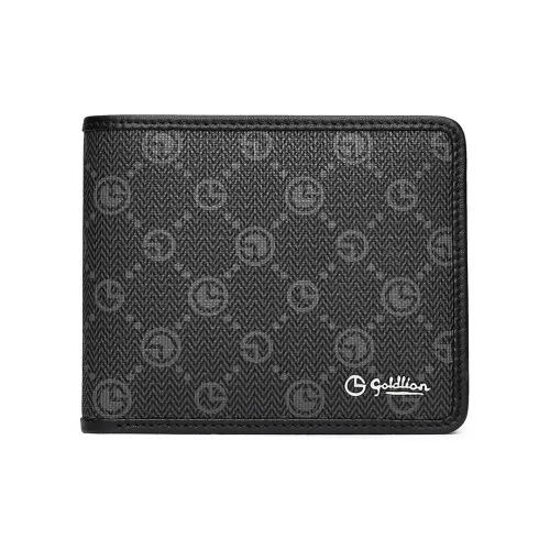 GOLDLION PVC Кошелек Мужской Черный
