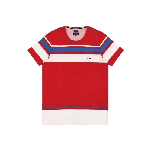 ARMANI JEANS Red Мужская T-рубашка