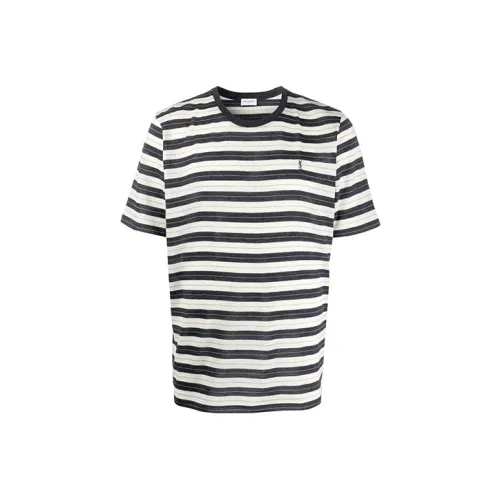 SAINT LAURENT Серые Мужские T-Рубашки