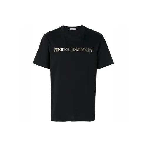 BALMAIN Мужские черные T-рубашки