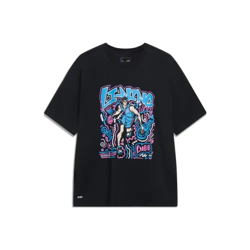 LINING Sports Fashion Collection Т-Рубашка Мужская Черная