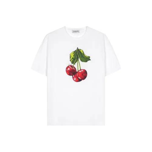 Lanvin Белая Унисекс Футболка