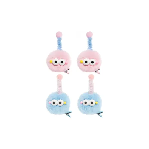 BAIJUAN Плюшевые заколки для волос женские