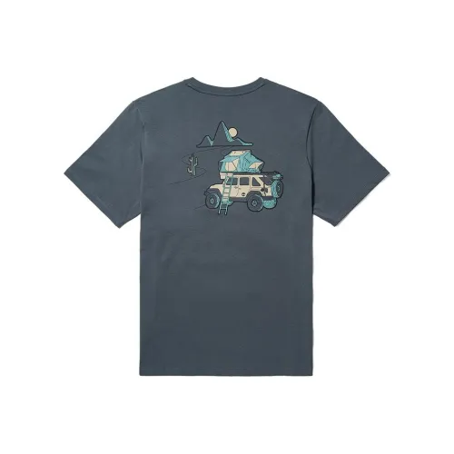 Timberland T-Shirt Унисекс Скала Синий Зеленый