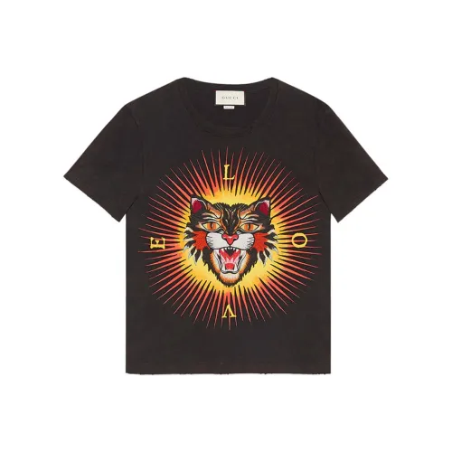 GUCCI Мужские черные футболки