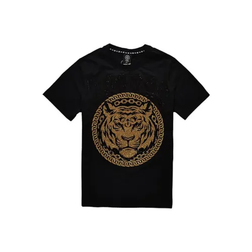 TCH Черная основа с золотым логотипом Унисекс T Рубашки
