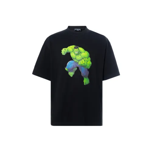 Balenciaga x Халк T-рубашка обычный крой унисекс черный