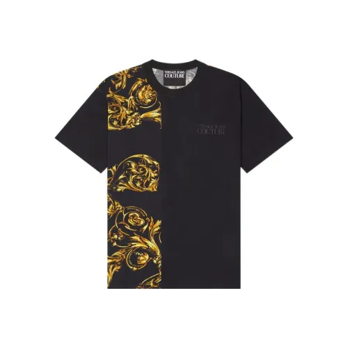 VERSACE JEANS COUTURE SS22 T-Shirt Мужской Черный
