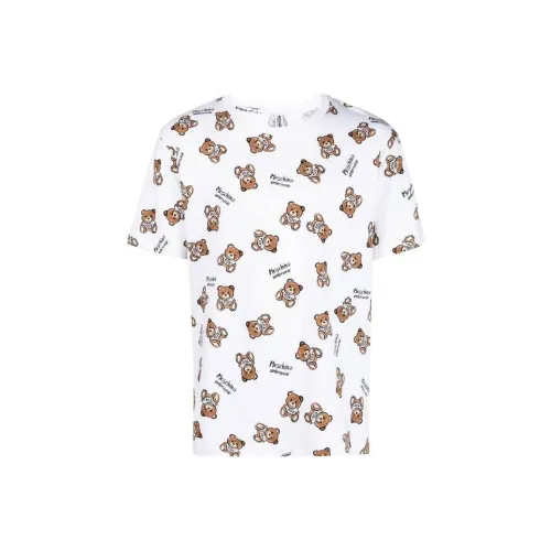 MOSCHINO Белая Мужская T-Рубашка