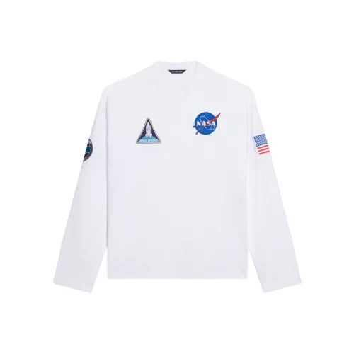 Balenciaga x NASA T-Shirt Мужской Белый