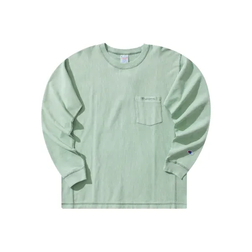 Champion Длинный рукав Т-рубашка Японская версия Унисекс