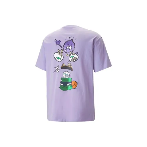 Puma x 8enjamin Co Брендированная SERIES Лаванда Унисекс Футболка