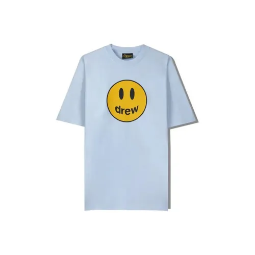 Drew House Smiley Collection T-Shirt Унисекс Light Blue