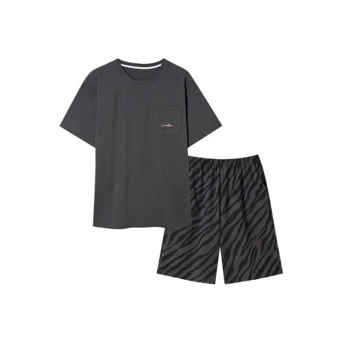 MIIOW Cool One Summer Series Пижамный комплект Мужской Темно-серый