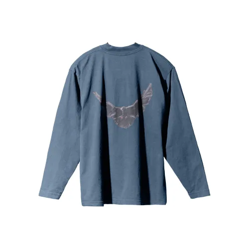YEEZY Gap X Balenciaga Collaboration Темно-синяя унисекс футболка